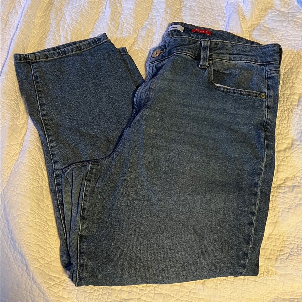 Celebrity Pink Distressed Blue Denim Jeans The Bestie